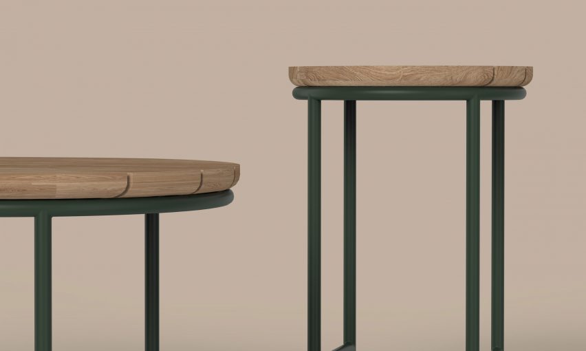 Milan: Contour Tables for Vincent Sheppard by Alain Gilles