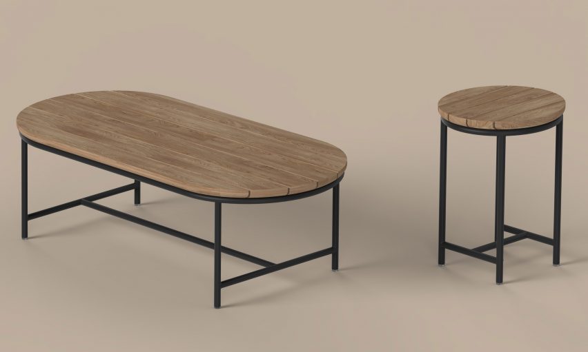 Milan: Contour Tables for Vincent Sheppard by Alain Gilles