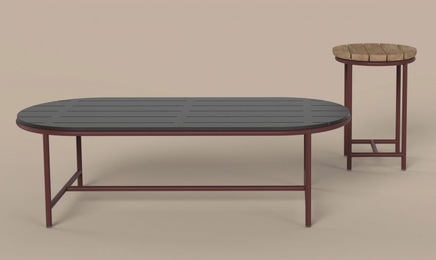 Milan: Contour Tables for Vincent Sheppard by Alain Gilles