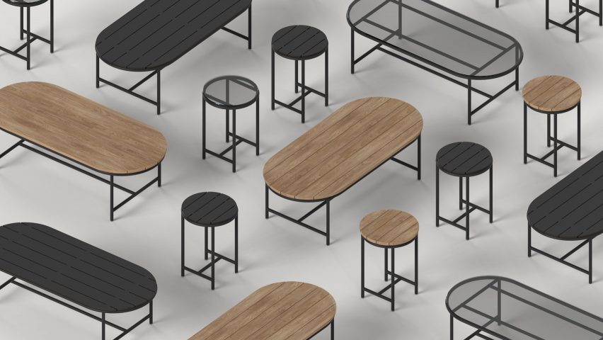 Milan: Contour Tables for Vincent Sheppard by Alain Gilles