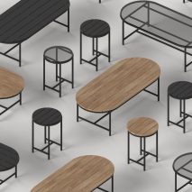 Milan: Contour Tables for Vincent Sheppard by Alain Gilles