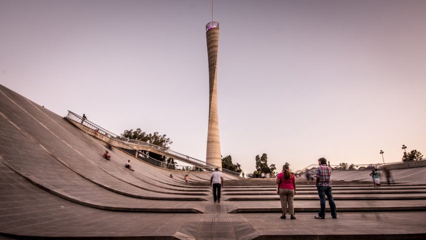 Córdoba Cultural Centre features an undulating roof that people can walk across