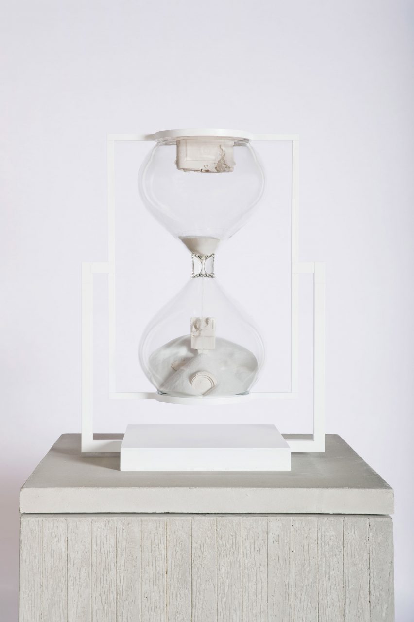 Daniel Arsham's Installation, Hourglass, at the High Museum of Art