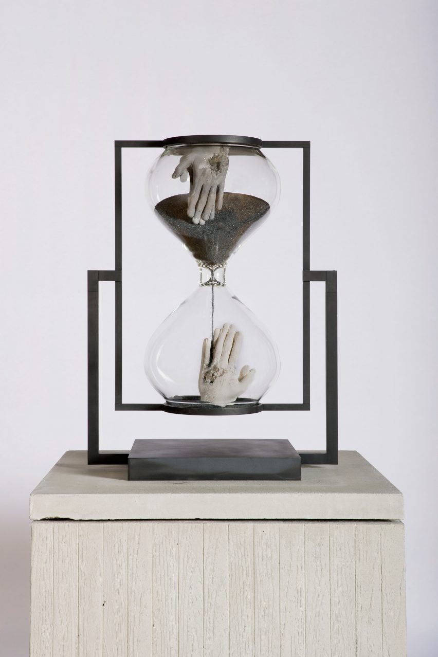 Daniel Arsham's Installation, Hourglass, at the High Museum of Art