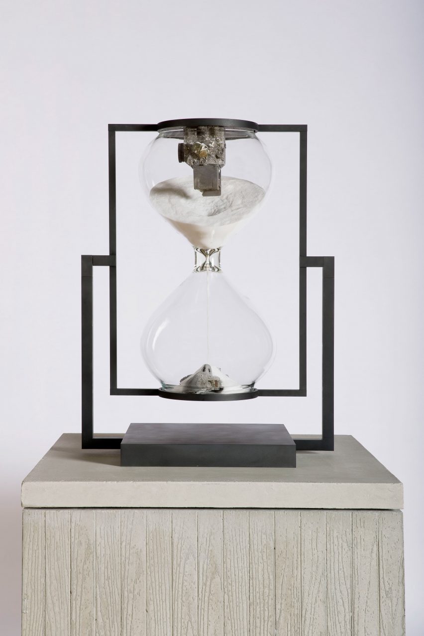 Daniel Arsham's Installation, Hourglass, at the High Museum of Art