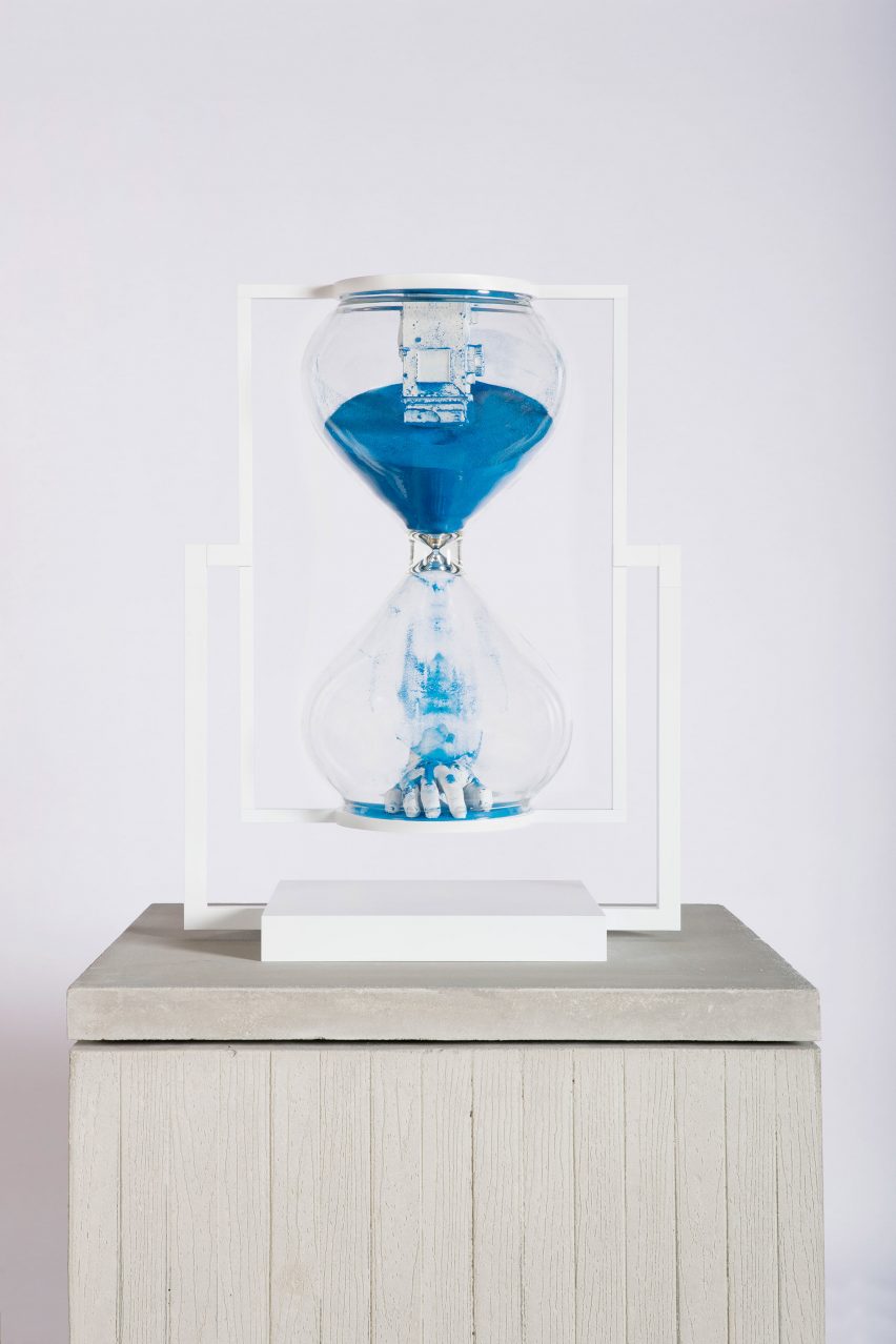 Daniel Arsham's Installation, Hourglass, at the High Museum of Art