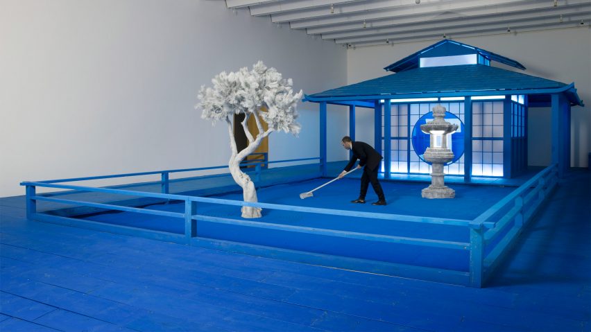Daniel Arsham's Installation, Hourglass, at the High Museum of Art