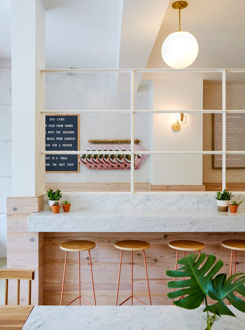 Dig Inn Boston interior by ASH NYC