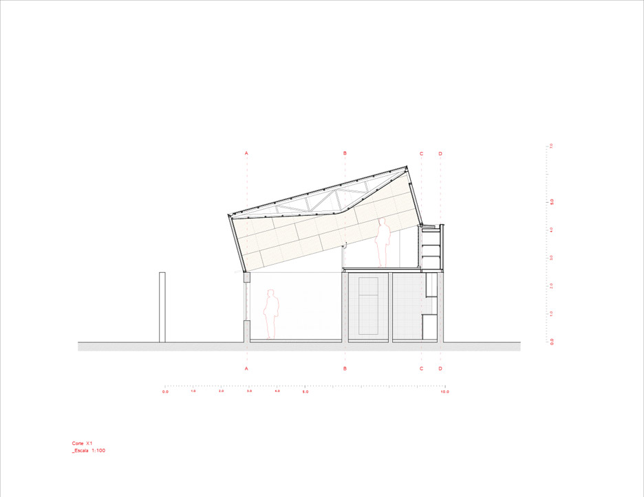 Plan for Casa Lautar by Felipe Alarcón Carreño