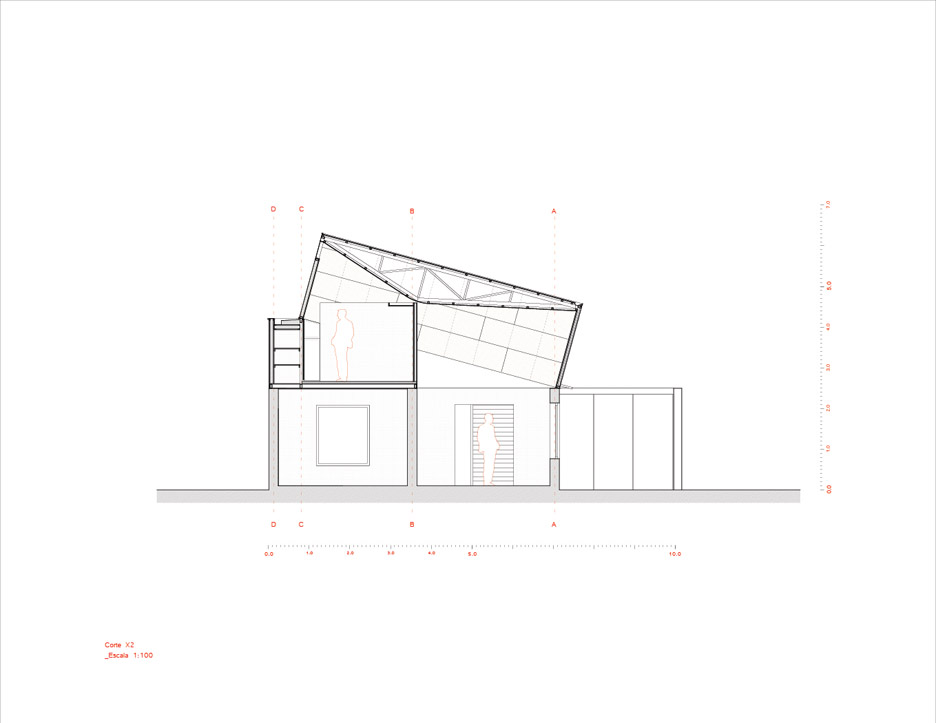 Plan for Casa Lautar by Felipe Alarcón Carreño