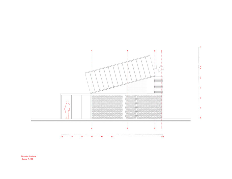 Plan for Casa Lautar by Felipe Alarcón Carreño