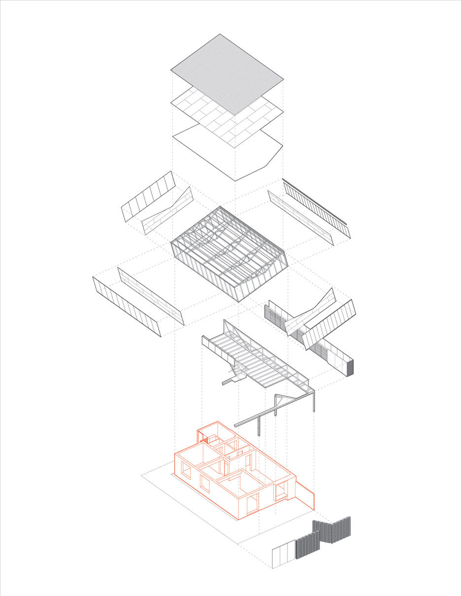 Plan for Casa Lautar by Felipe Alarcón Carreño
