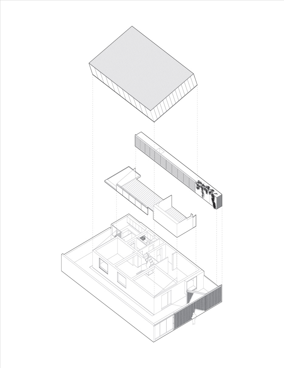 Plan for Casa Lautar by Felipe Alarcón Carreño