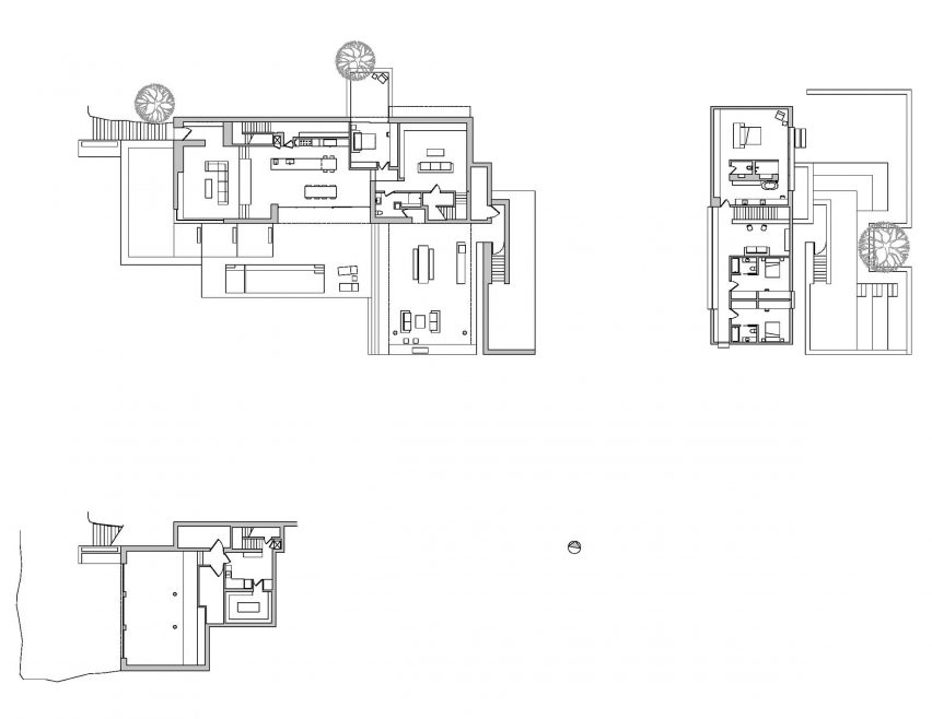 Plan for Franklin Mountain House by Hazelbaker Rush