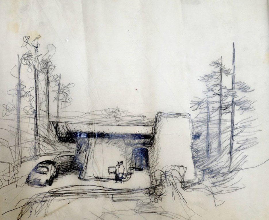 Drawing by Frank Gehry