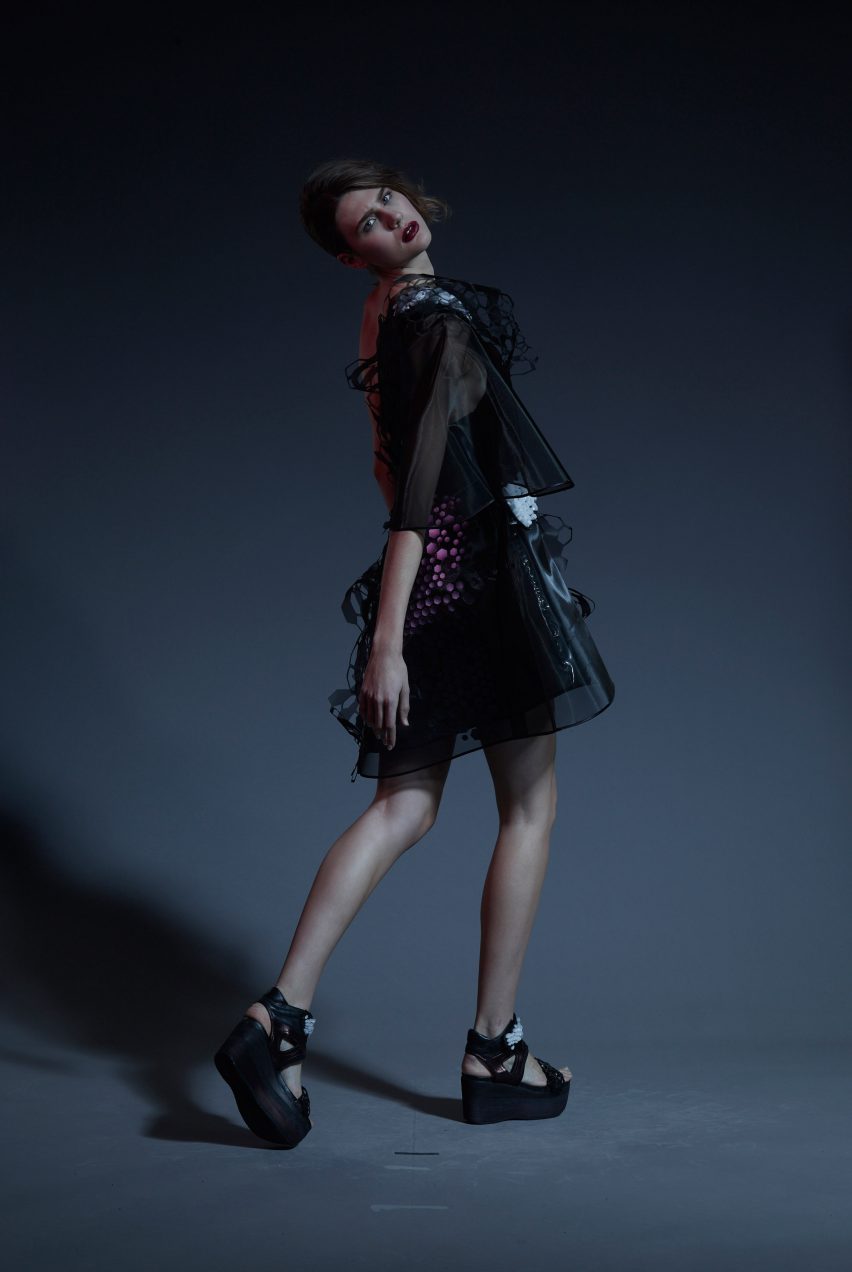 First dress made with graphene by Cute Circuit