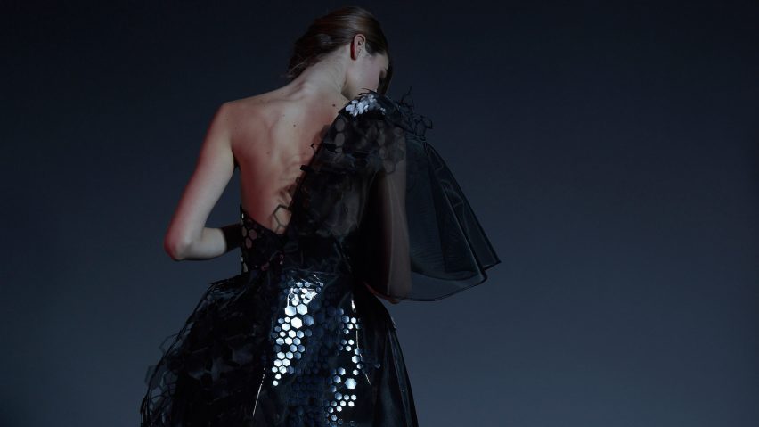 First dress made with graphene by Cute Circuit
