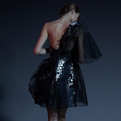 First dress made with graphene by Cute Circuit