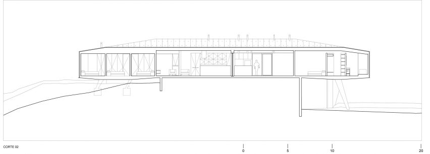 Plan of GZ House by Studio Cáceres Lazo