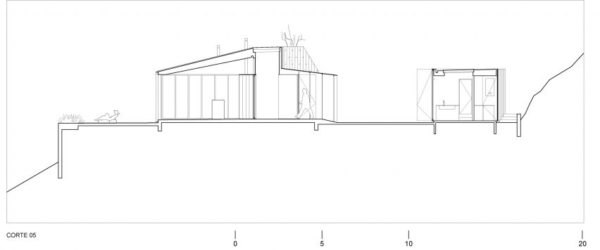 Plan of GZ House by Studio Cáceres Lazo