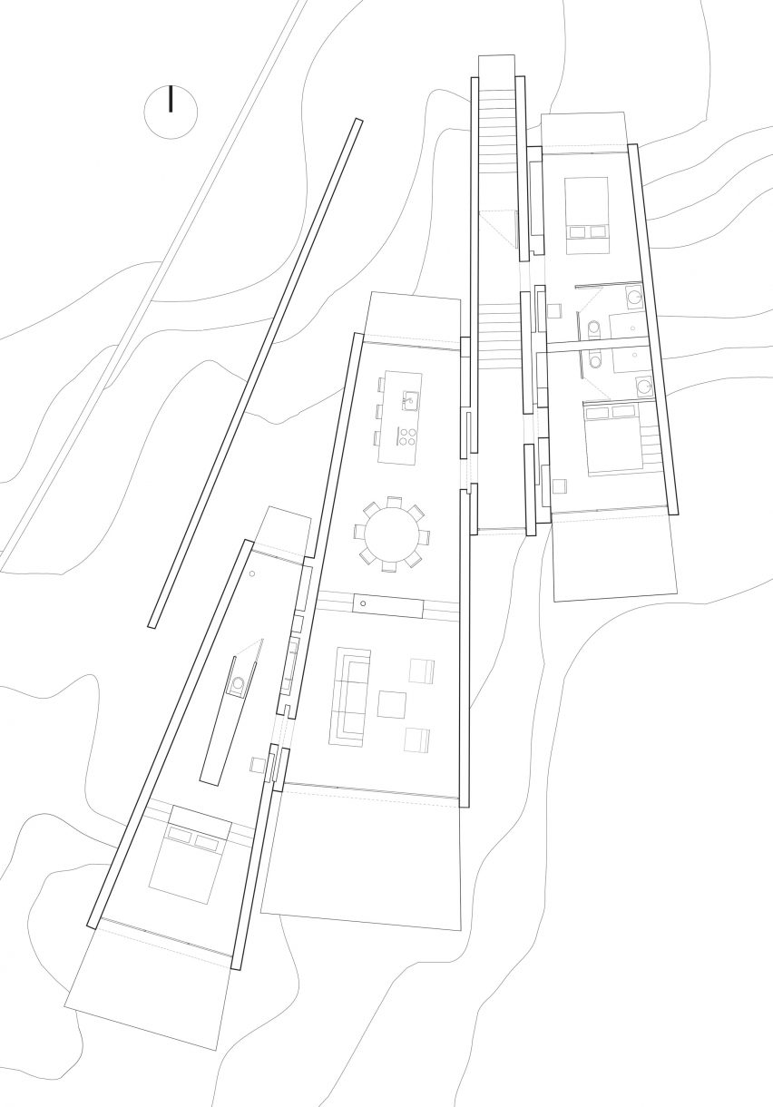 Plan for House in Achladies by Lydia Xynogala