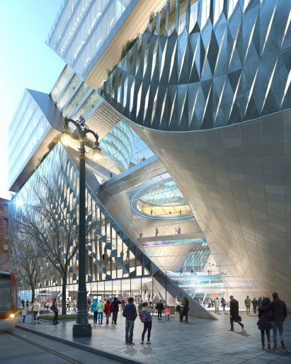 Hudson's Site Development by SHoP Architects