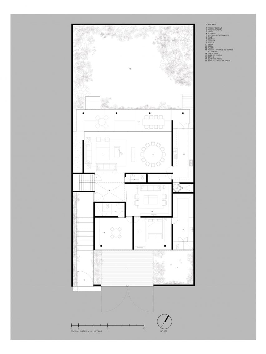 Plan 1F Monte Caucaso by JJRR/Arquitectura