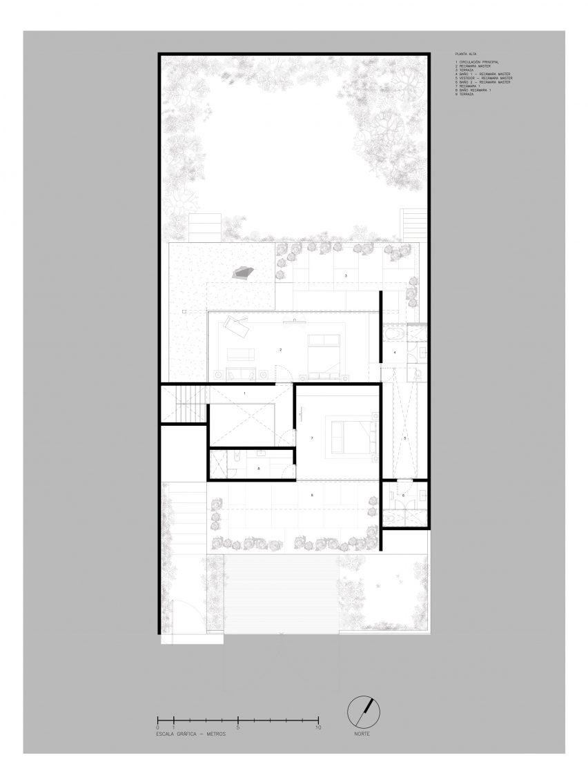 2F Plan - Monte Caucaso by JJRR/Arquitectura