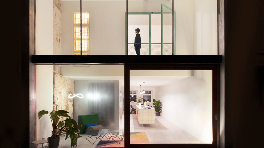 Shift exchanges brickwork for glazing to create bright apartments in Rotterdam townhouse