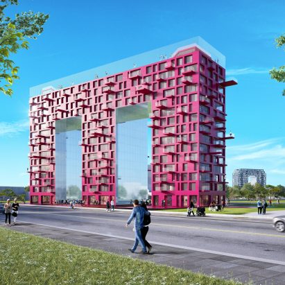 MVRDV’s letter-shaped housing blocks will spell out HOME across old army barracks