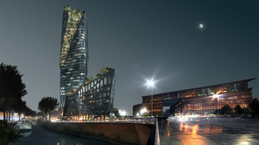 Studio Libeskind to build twisted garden tower in Toulouse