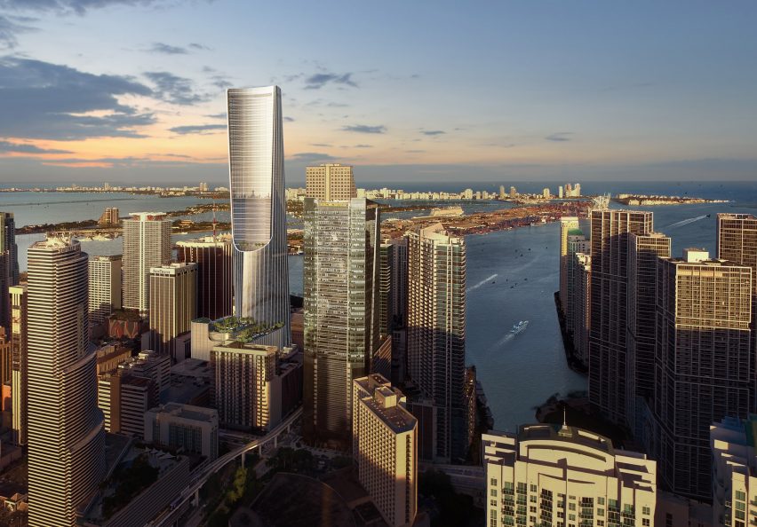 KPF's Skyscraper at One Bayfront Plaza in Miami