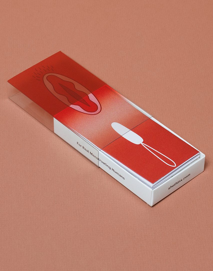 Organic tampons and packaging by Thinx