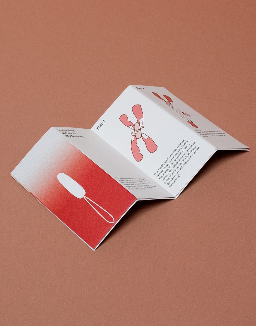 Organic tampons and packaging by Thinx