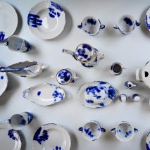 The Human Trace is traditional tableware marked with the fingerprints of its makers