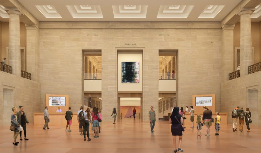 Frank Gehry expansion at the Philadelphia Museum of Art