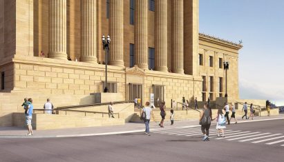 Frank Gehry expansion at the Philadelphia Museum of Art