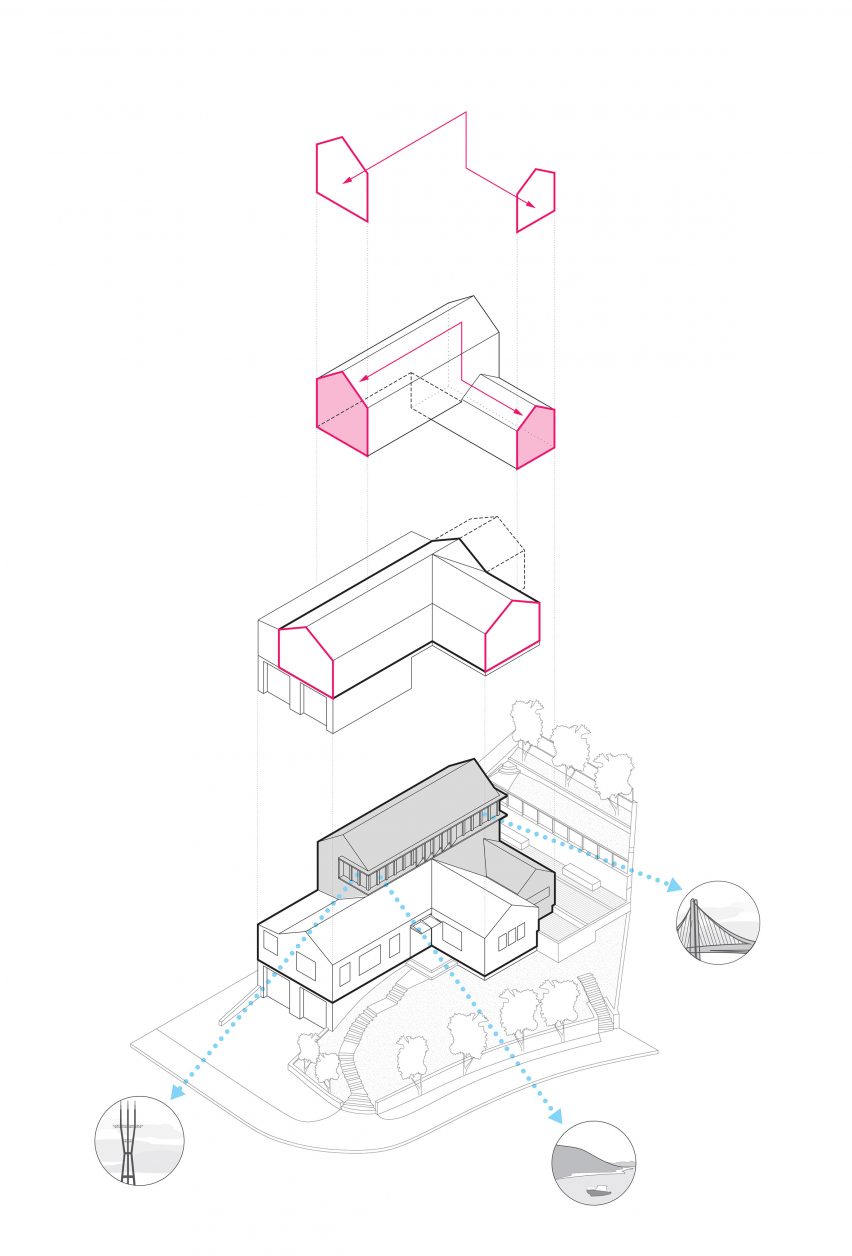 Diagram of A-to-Z House by SAW