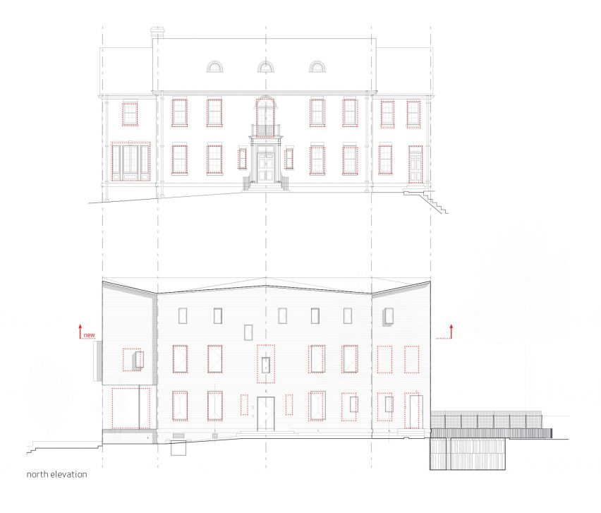 Plan of Rock Creek House by NADAAA