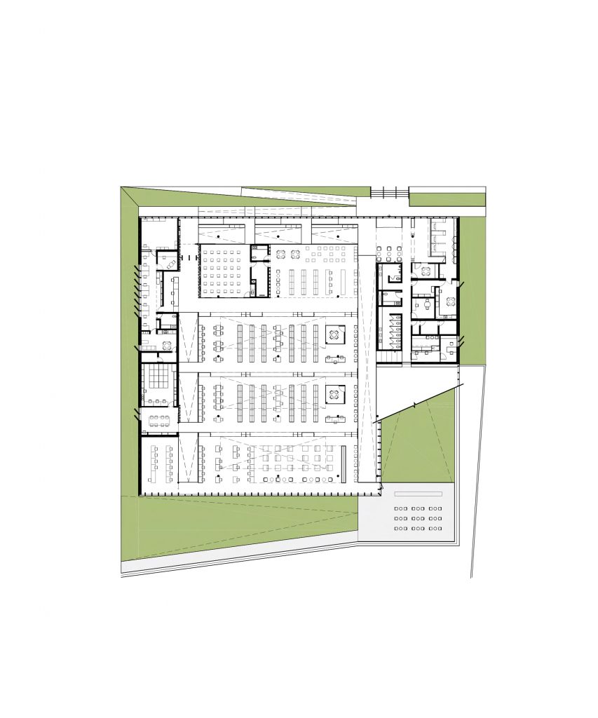 Plan of Waterdown Library and Civic Centre by RDHA