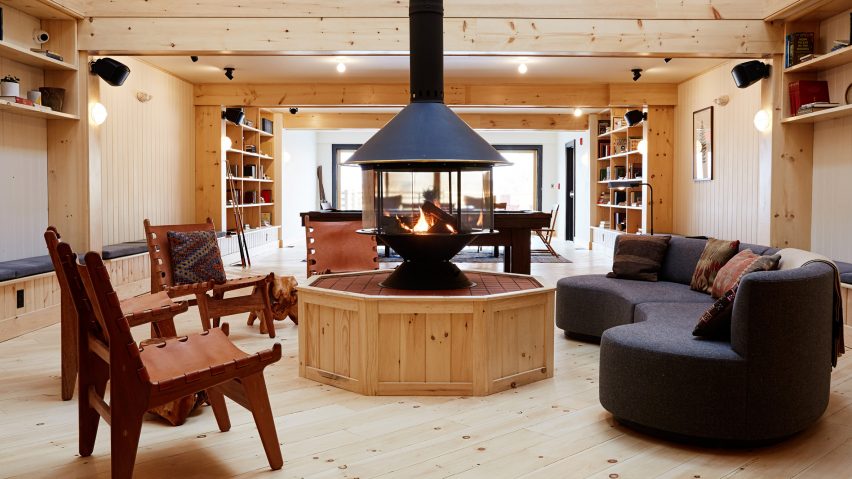 Scribner's Catskill Lodge renovated by Studio Tack