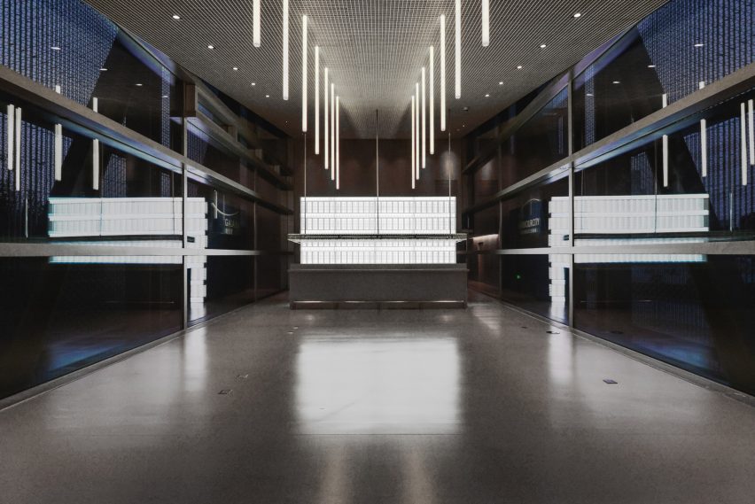 Shanghai Lujiazui Harbour City Exhibition Centre by OMA
