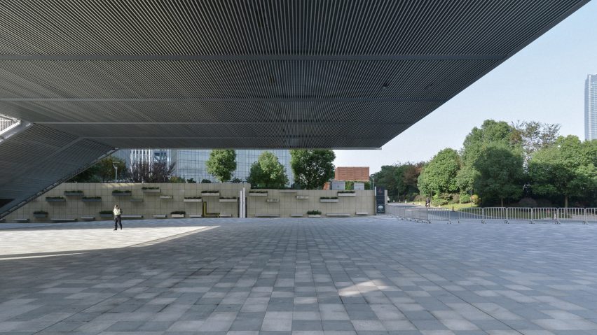 Shanghai Lujiazui Harbour City Exhibition Centre by OMA