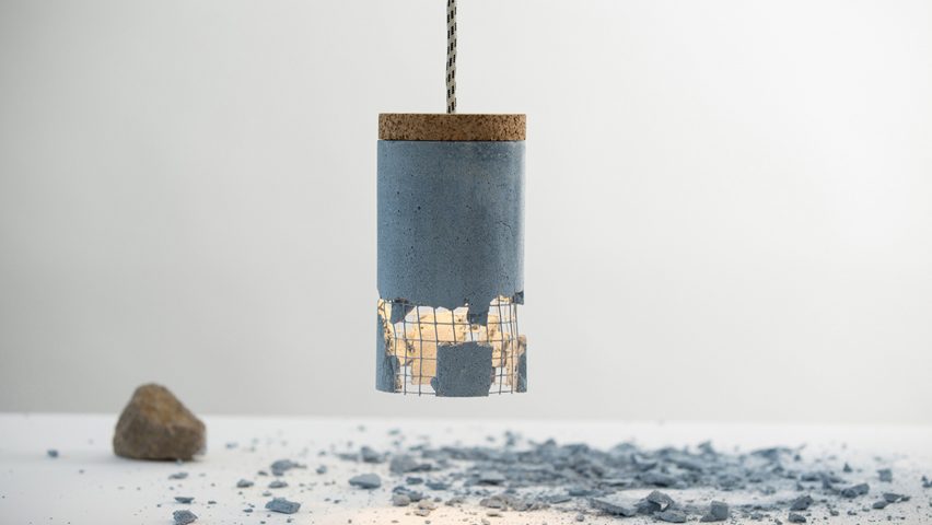 Smash Lamp by Bucharest-based designer Drago Motica