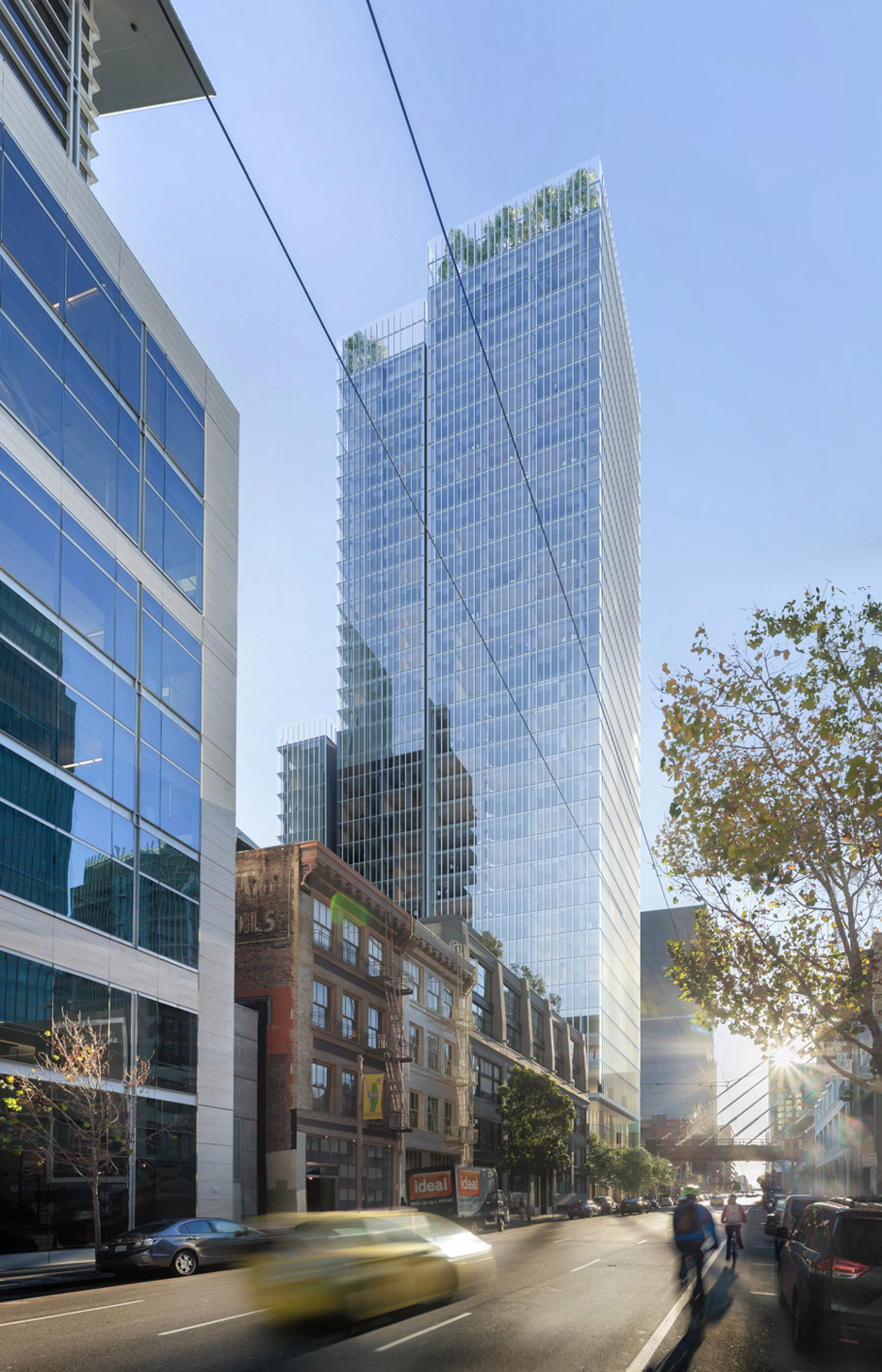 555 Howard Tower, Renderings by Steelblue, Architecture by Renzo Piano Building Workshop in collaboration with Mark Cavagnero Associates
