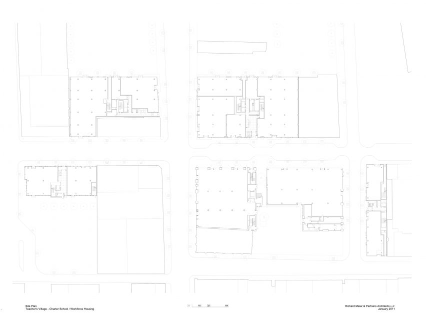 Plan for Teacher's Village by Richard Meier and partners