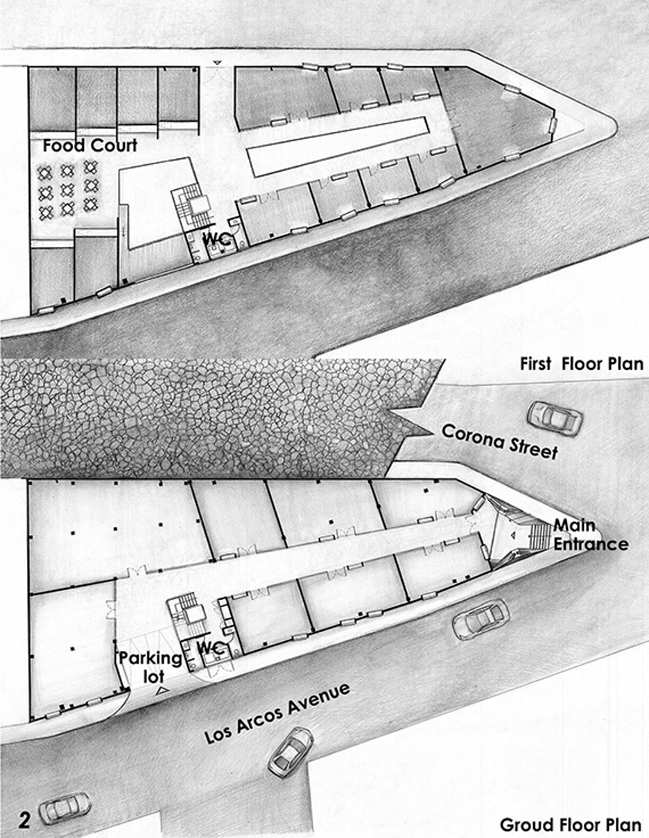 Plan of Triangulo Corona by Arqmov Workshop