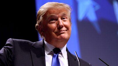 Portrait of president Donald Trump