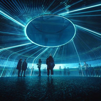 UK Pavilion for Astana Expo by Asif Khan/Brian Eno