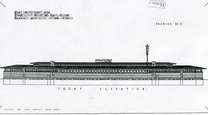 Unbuilt Banff Pavilion - Frank Lloyd Wright Revival Initiative